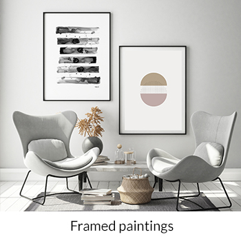 Framed paintings