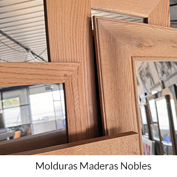 Molduras maderas nobles