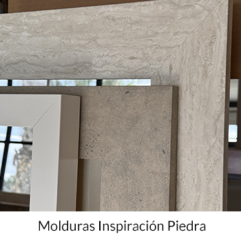 Molduras inspiración piedra